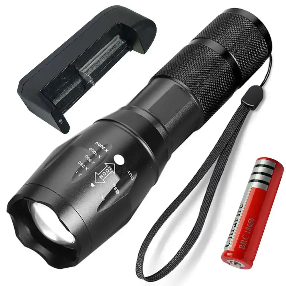 Акумуляторний світлодіодний ліхтар BL-1871-T6 ∙ Тактичний ліхтар Police BL-1871-T6 - мініатюра 7