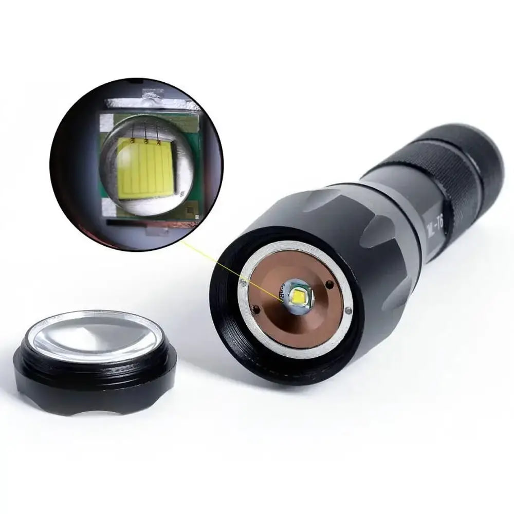 Акумуляторний світлодіодний ліхтар BL-1871-T6 ∙ Тактичний ліхтар Police BL-1871-T6 - мініатюра 9