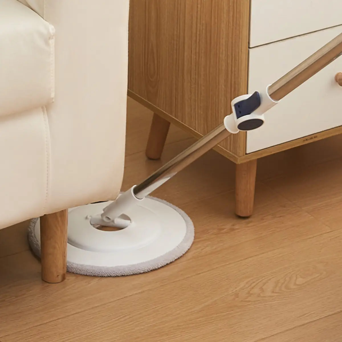 Швабра-Сфера Mop Bucket 1472 з інноваційною системою віджиму без рук ∙ Швабра з Ведром КРУГЛА Mop Bucket 1472 - мініатюра 6