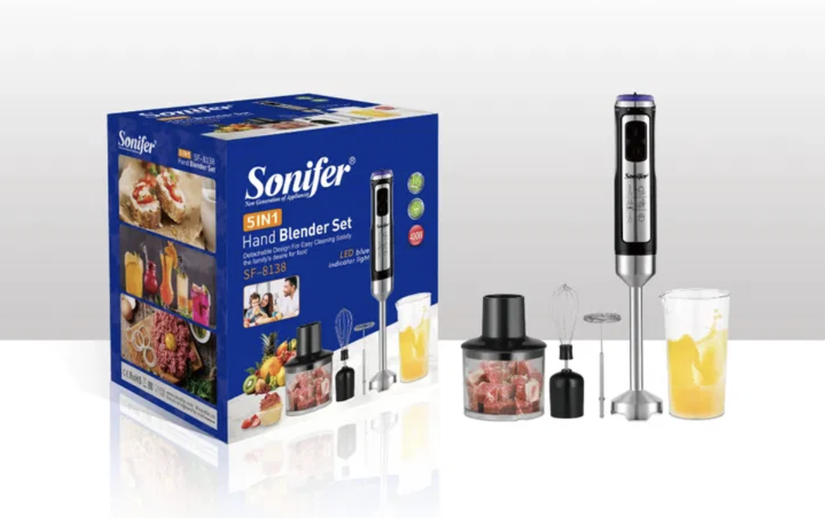Набір ручного блендера 5 в 1 Sonifer SF-8138 ∙ Блендер 5в1 SF-8138 - мініатюра 4