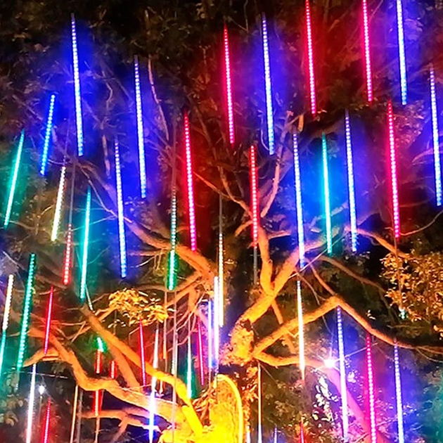 Світлодіодна гірлянда RD-110 Трубки-Сосульки 50 см ∙ LED гірлянда RD-110 Сосулька мультиколор - мініатюра 6
