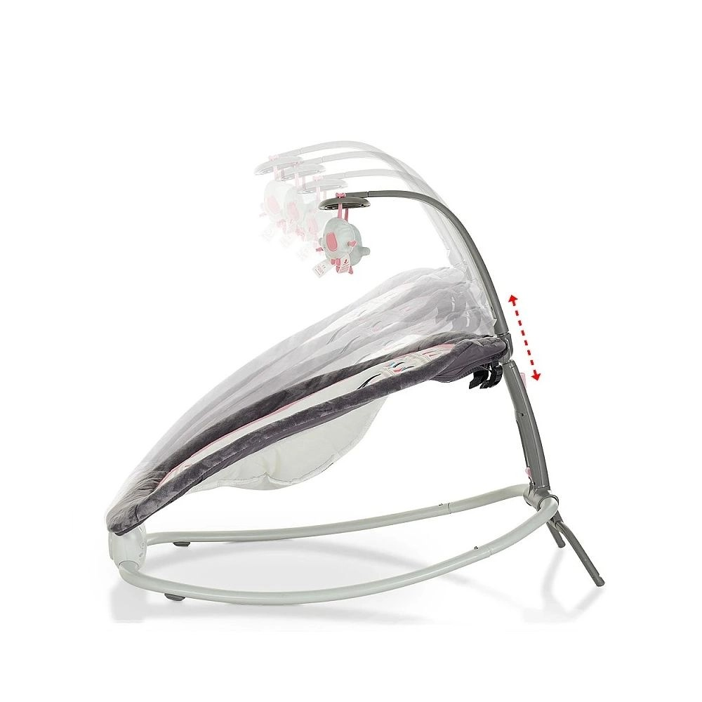 Шезлонг-Качалка Mastela 6917 з мелодіями та підвісними іграшками ∙ Дитячий шезлонг-гойдалка Mastela 6917 – комфорт та розваги для вашої дитини - мініатюра 6