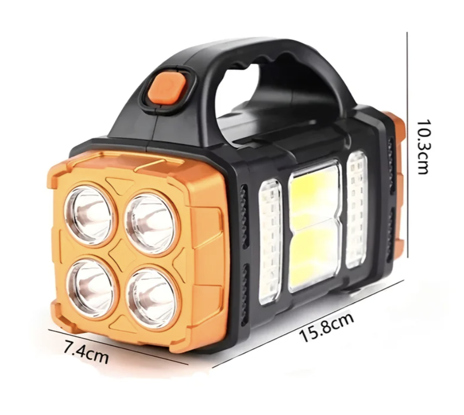 Акумуляторний LED ліхтар-лампа Hurry Bolt HB-2678 з Power Bank на сонячній батареї ∙ Мультифункціональний портативний ліхтар Hurry Bolt HB-2678 - мініатюра 3