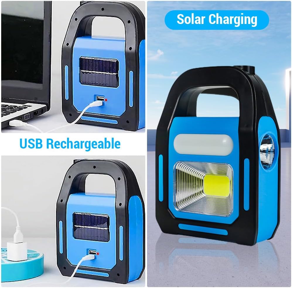 Ліхтар кемпінговий переносний HB-9707A-1LED+COB+LED ∙ Багатофункціональний туристичний ліхтар HB-9707A - мініатюра 4