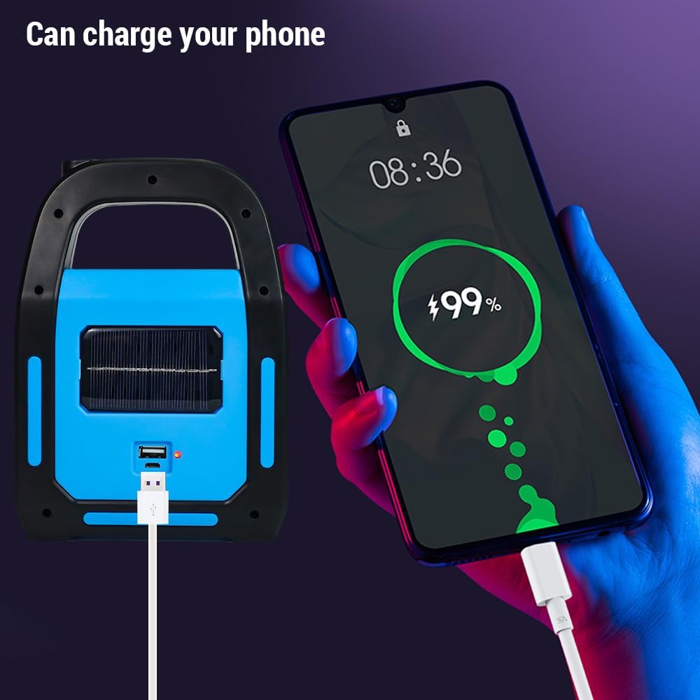 Ліхтар кемпінговий переносний HB-9707A-1LED+COB+LED ∙ Багатофункціональний туристичний ліхтар HB-9707A - мініатюра 7