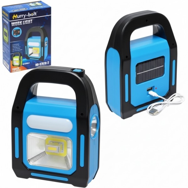 Ліхтар кемпінговий переносний HB-9707A-1LED+COB+LED ∙ Багатофункціональний туристичний ліхтар HB-9707A - мініатюра 9