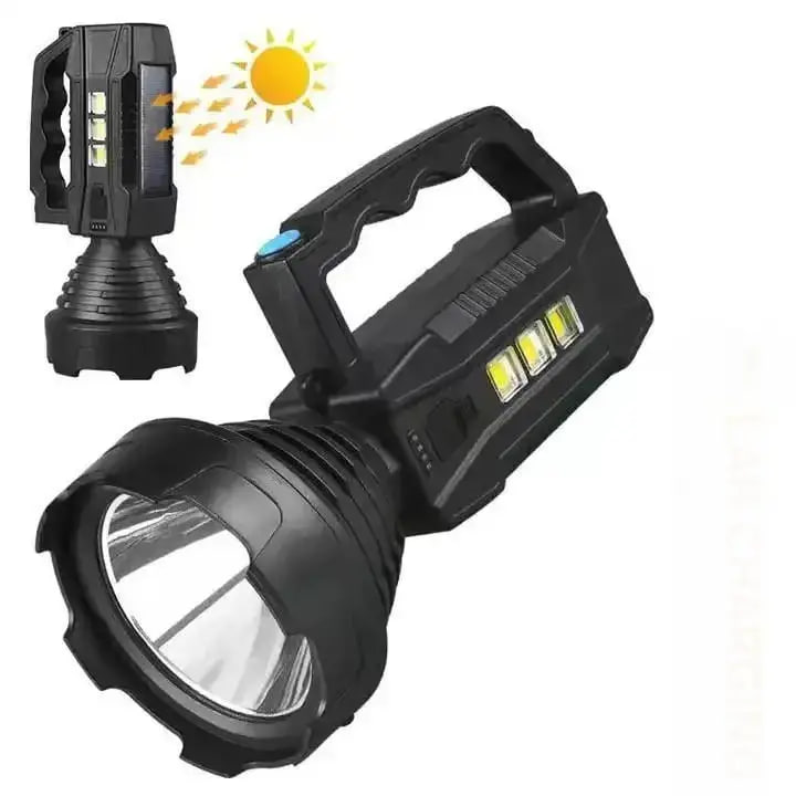 Універсальний LED ліхтар 8809T з COB панеллю та сонячною зарядкою ∙ Світлодіодний ліхтар 8809T - мініатюра 3