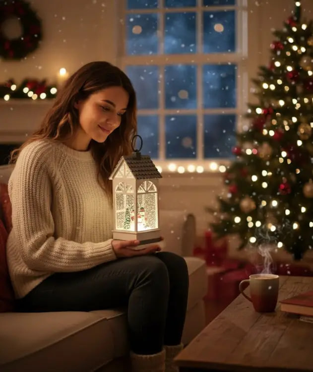 Святковий LED ліхтар XMAS WDL-24074B для дому та декору ∙ Новорічний нічник XMAS WDL-24074B - мініатюра 4