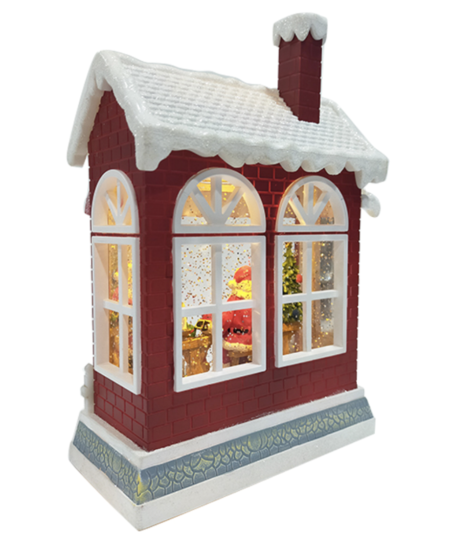 Новорічний LED нічник XMAS WDL-24058 Різдвяний магазин ∙ Нічник XMAS WDL-24058 з музичним ефектом та сніговим вихором - мініатюра 7