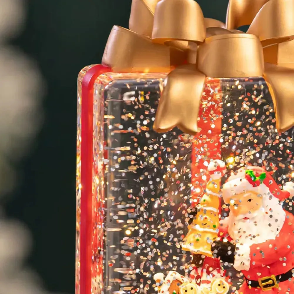 Новорічний нічник XMAS WDL-25010A Подарунок ∙ Нічник XMAS WDL-25010A у формі подарункової коробки - мініатюра 5