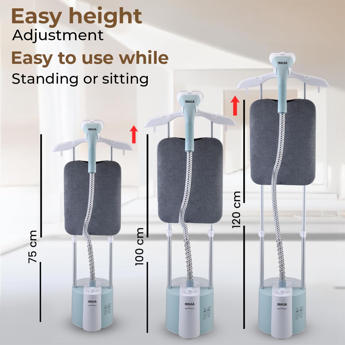 Вертикальний відпарювач SAFMAX SF-2128A 3000W ∙ Універсальний вертикальний відпарювач SF-2128 для одягу та тканин - мініатюра 6