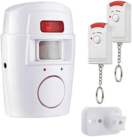 Сенсорна сигналізація з датчиком руху, сиреною та 2 пультами ∙ Універсальна охоронна система для гаража та магазину