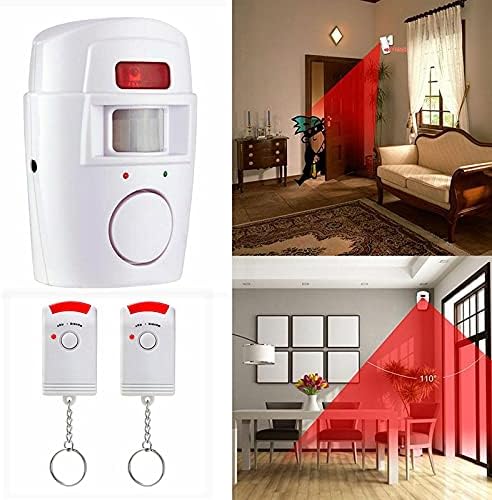 Сенсорна сигналізація з датчиком руху, сиреною та 2 пультами ∙ Універсальна охоронна система для гаража та магазину - мініатюра 6