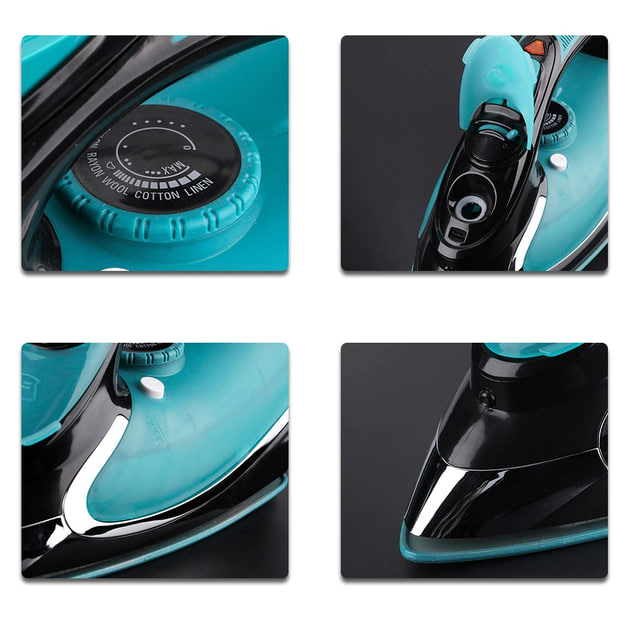 Безпровідна парова праска з відпарювачем MS-1210B 2400W ∙ Праска MS-1210B для дому та вертикального відпарювання - мініатюра 2