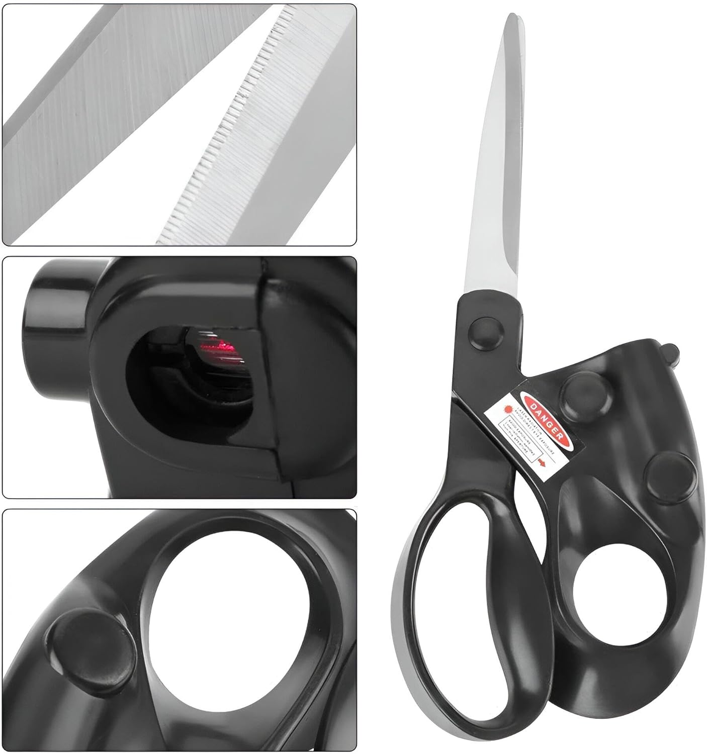 Ножиці з лазером для точного розрізання тканини ∙ Професійні ножиці з лазерним указником - мініатюра 6
