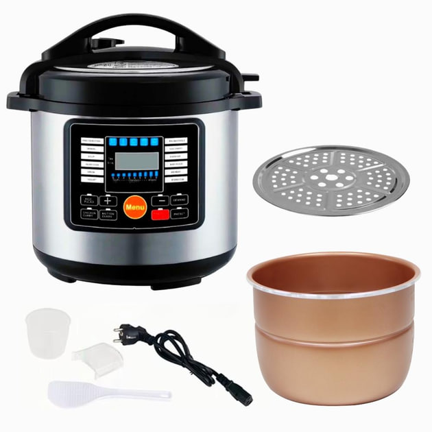 Мультиварка-скороварка Hoffmans HM-719 з дисплеєм та 14 програмами ∙ Мультиварка Hoffmans 8L 1600W HM-719 - мініатюра 2