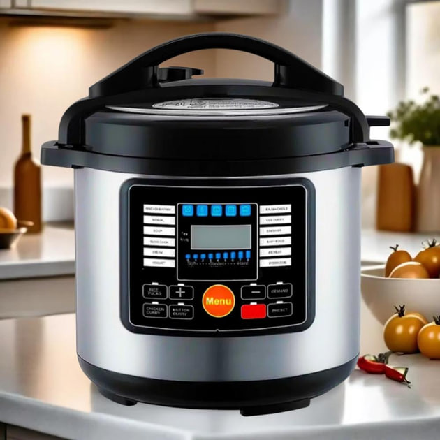 Мультиварка-скороварка Hoffmans HM-719 з дисплеєм та 14 програмами ∙ Мультиварка Hoffmans 8L 1600W HM-719 - мініатюра 3