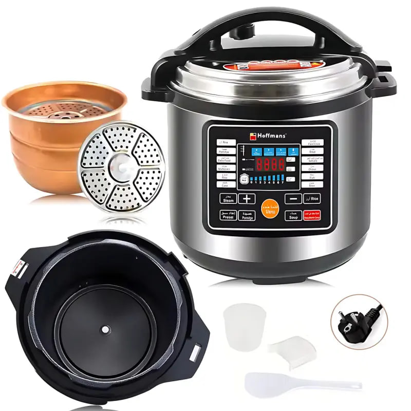 Мультиварка-скороварка Hoffmans HM-719 з дисплеєм та 14 програмами ∙ Мультиварка Hoffmans 8L 1600W HM-719 - мініатюра 4