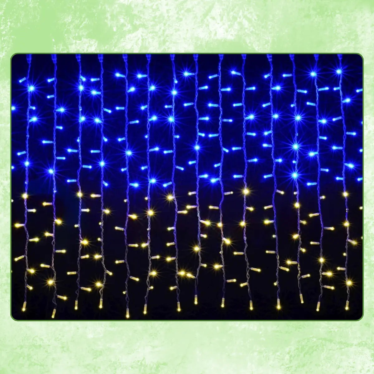 Гірлянда Штора SFK-10 прапор України з пультом USB 3*3 м ∙ Штора-гірлянда SFK-10USB прапор України 3*3 м - мініатюра 4