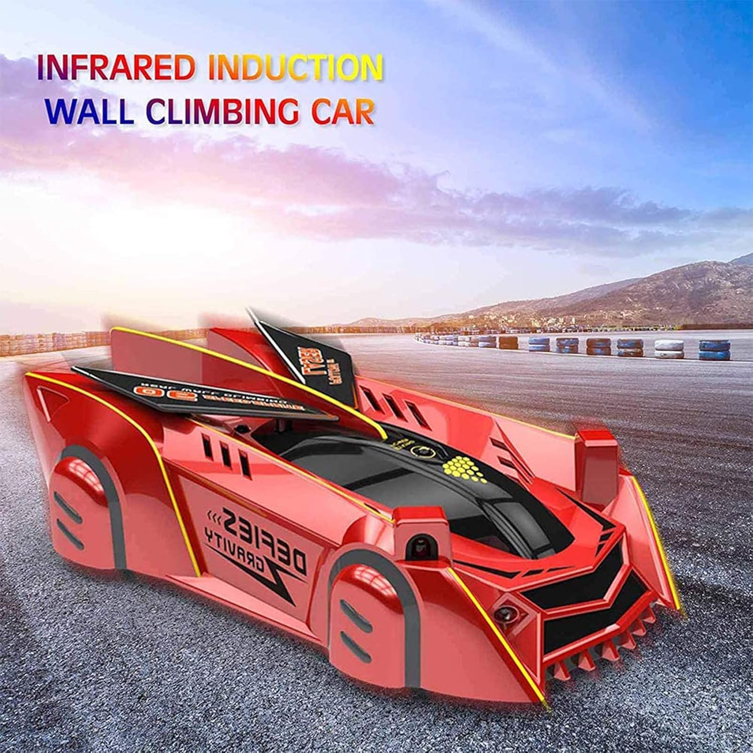 Антигравітаційна машинка з лазерним пістолетом від USB та батарейок ∙ Іграшкова лазерна машинка з LED-ефектами - мініатюра 16