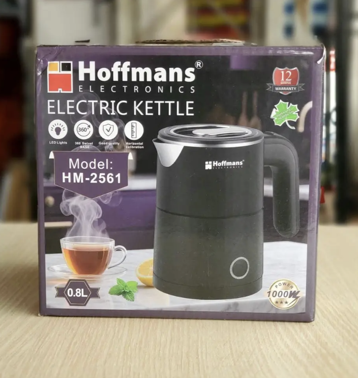 Електрочайник Hoffmans 0,8L 1000W HM-2561 ∙ Компактний електрочайник Hoffmans HM-2561 для дому - мініатюра 2