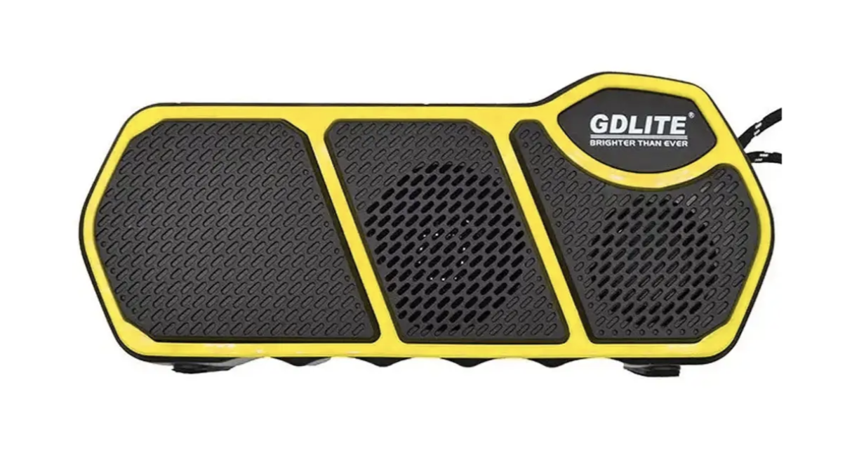 Радіоприймач акумуляторний 3в1 із USB-зарядкою LED-ліхтарем MP3-плеєром ∙ Портативний радіоприймач GD-LITE-11 із сонячною панеллю та Bluetooth