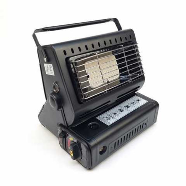 Портативний газовий обігрівач-плита 2 в 1 Happy Home - мініатюра 2