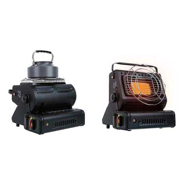 Портативний газовий обігрівач-плита 2 в 1 Happy Home - мініатюра 4