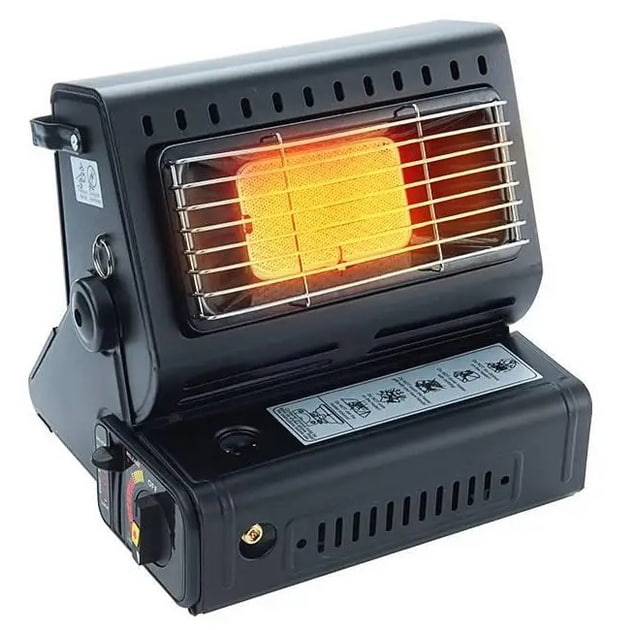 Портативний газовий обігрівач-плита 2 в 1 Happy Home - мініатюра 5