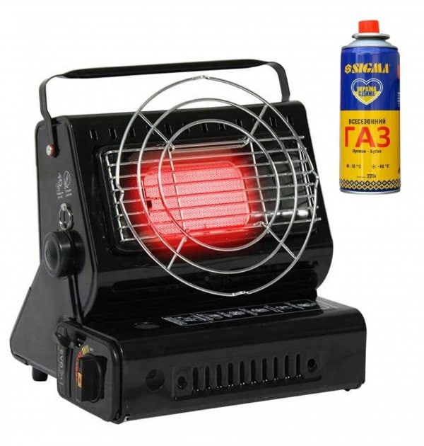 Портативний газовий обігрівач-плита 2 в 1 Happy Home - мініатюра 7
