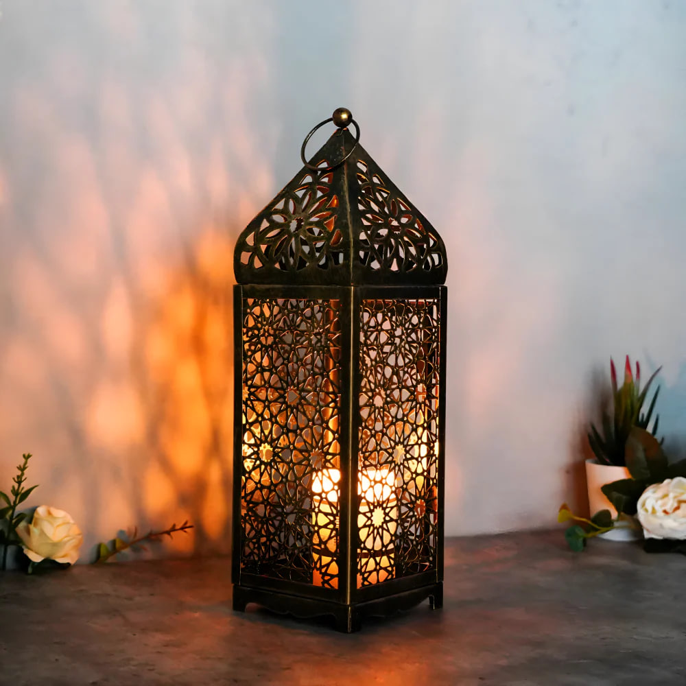 Стильний інтер’єрний підсвічник 9.5×9.5×25 см для дому ∙ Декоративний підсвічник 9.5×9.5×25 см - мініатюра 8