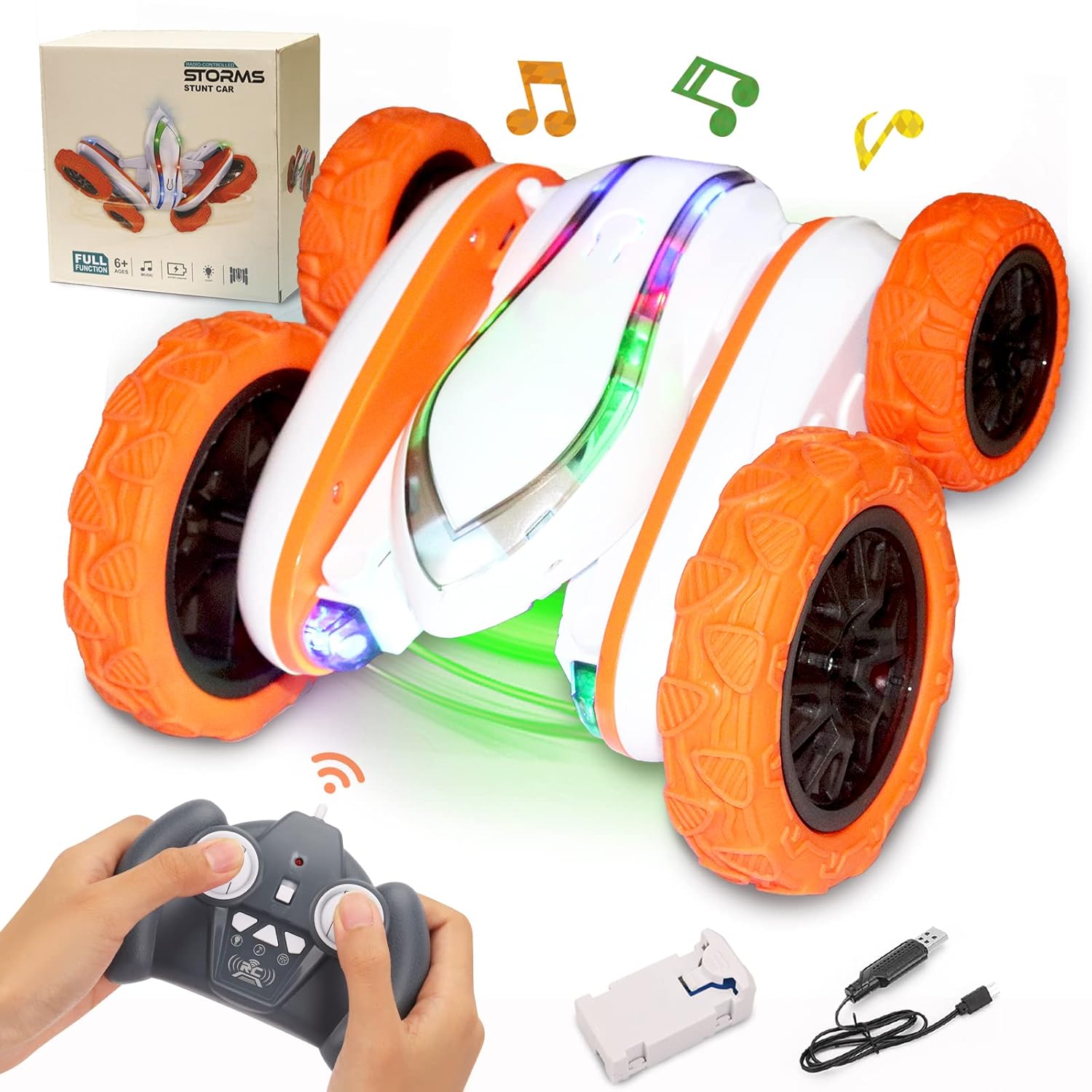 Машинка на радіоуправлінні Storms Extreme 360 Tumbling Spinning ∙ Машинка-перевертень на пульті ДУ Storms Extreme 360 Tumbling Spinning