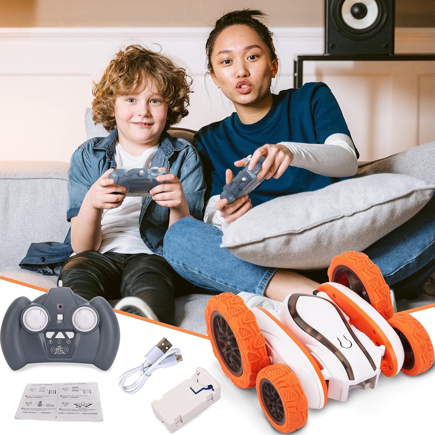 Машинка на радіоуправлінні Storms Extreme 360 Tumbling Spinning ∙ Машинка-перевертень на пульті ДУ Storms Extreme 360 Tumbling Spinning - мініатюра 5