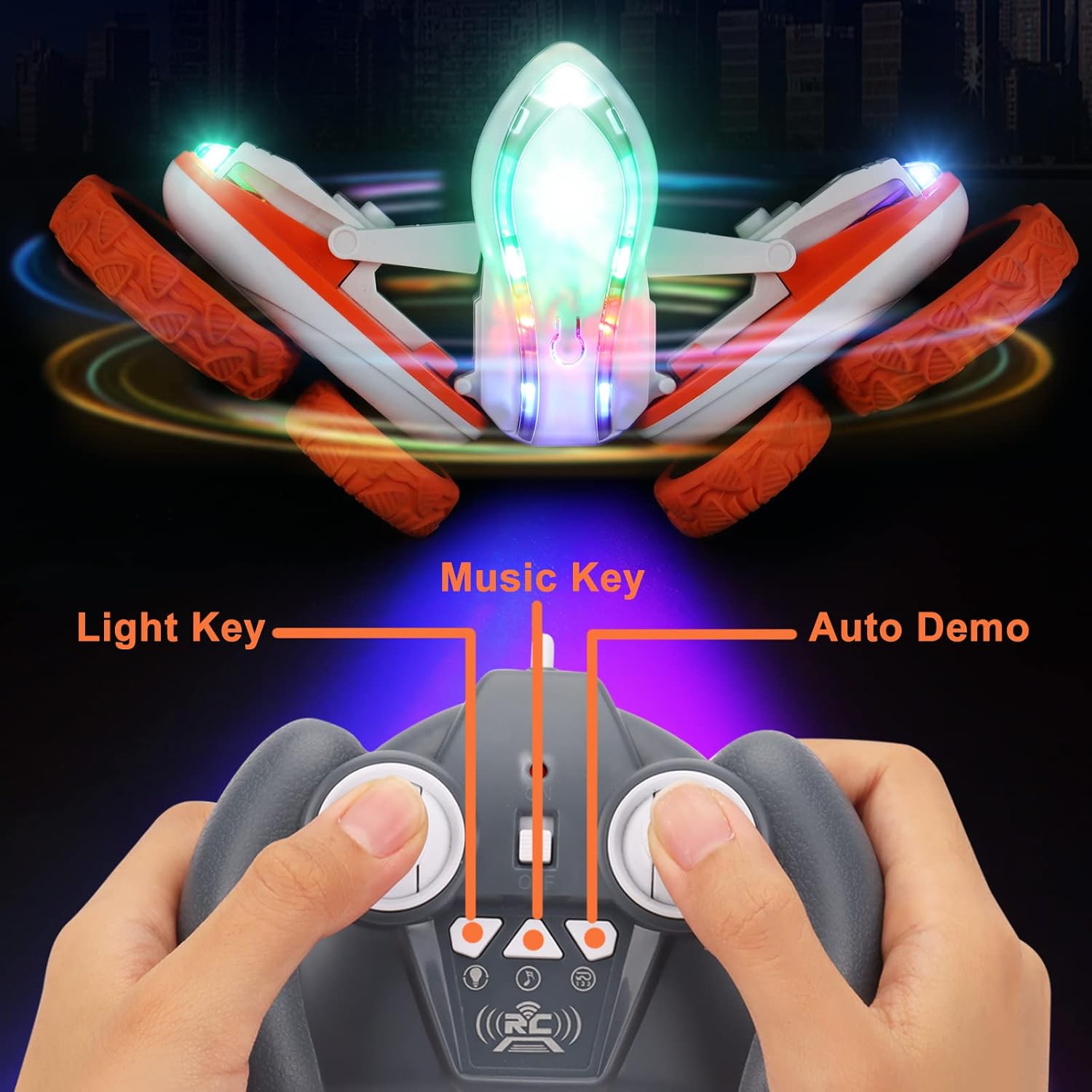 Машинка на радіоуправлінні Storms Extreme 360 Tumbling Spinning ∙ Машинка-перевертень на пульті ДУ Storms Extreme 360 Tumbling Spinning - мініатюра 6