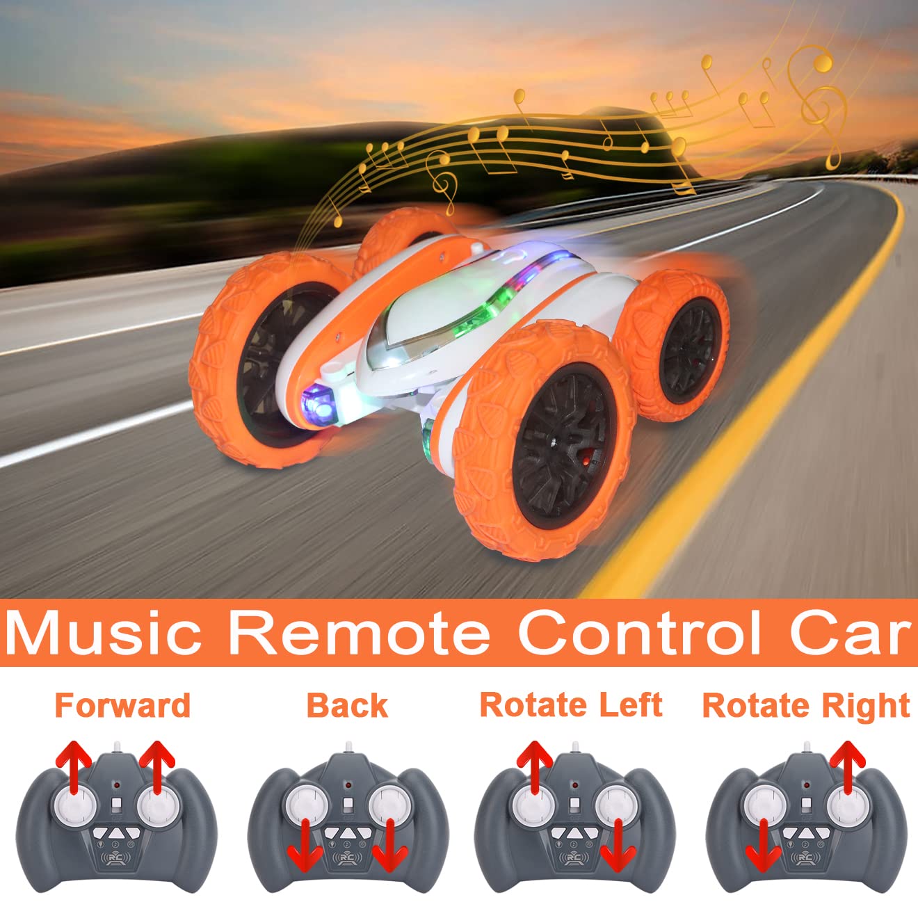 Машинка на радіоуправлінні Storms Extreme 360 Tumbling Spinning ∙ Машинка-перевертень на пульті ДУ Storms Extreme 360 Tumbling Spinning - мініатюра 8