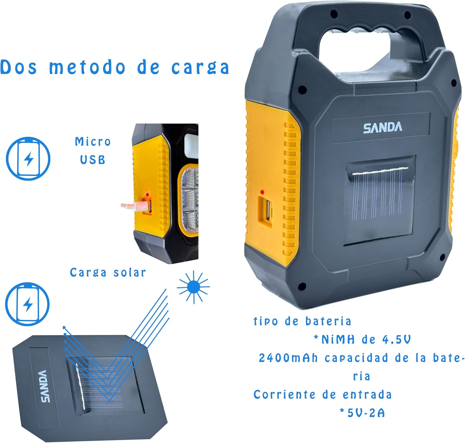 Кемпінговий акумуляторний ліхтар VHG JY-978D ∙ Акумуляторний кемпінговий ліхтар 3W VHG JY-978D - мініатюра 3