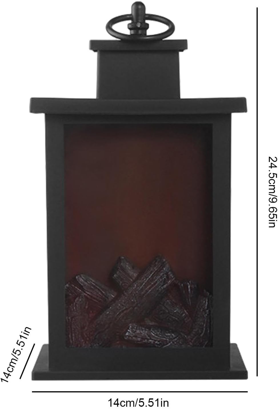 Декоративний камін-нічник з ефектом живого вогню Dekorstar ∙ Настільна лампа з ефектом полум’я Dekorstar - мініатюра 3