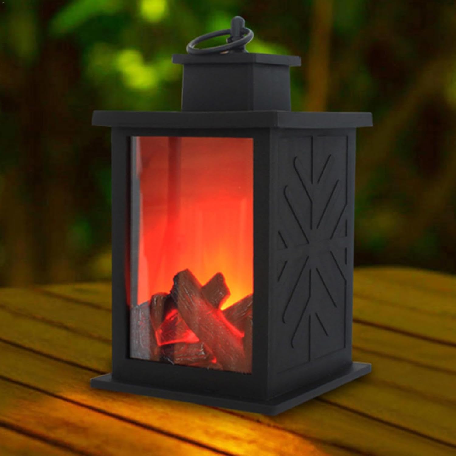 Декоративний камін-нічник з ефектом живого вогню Dekorstar ∙ Настільна лампа з ефектом полум’я Dekorstar - мініатюра 10