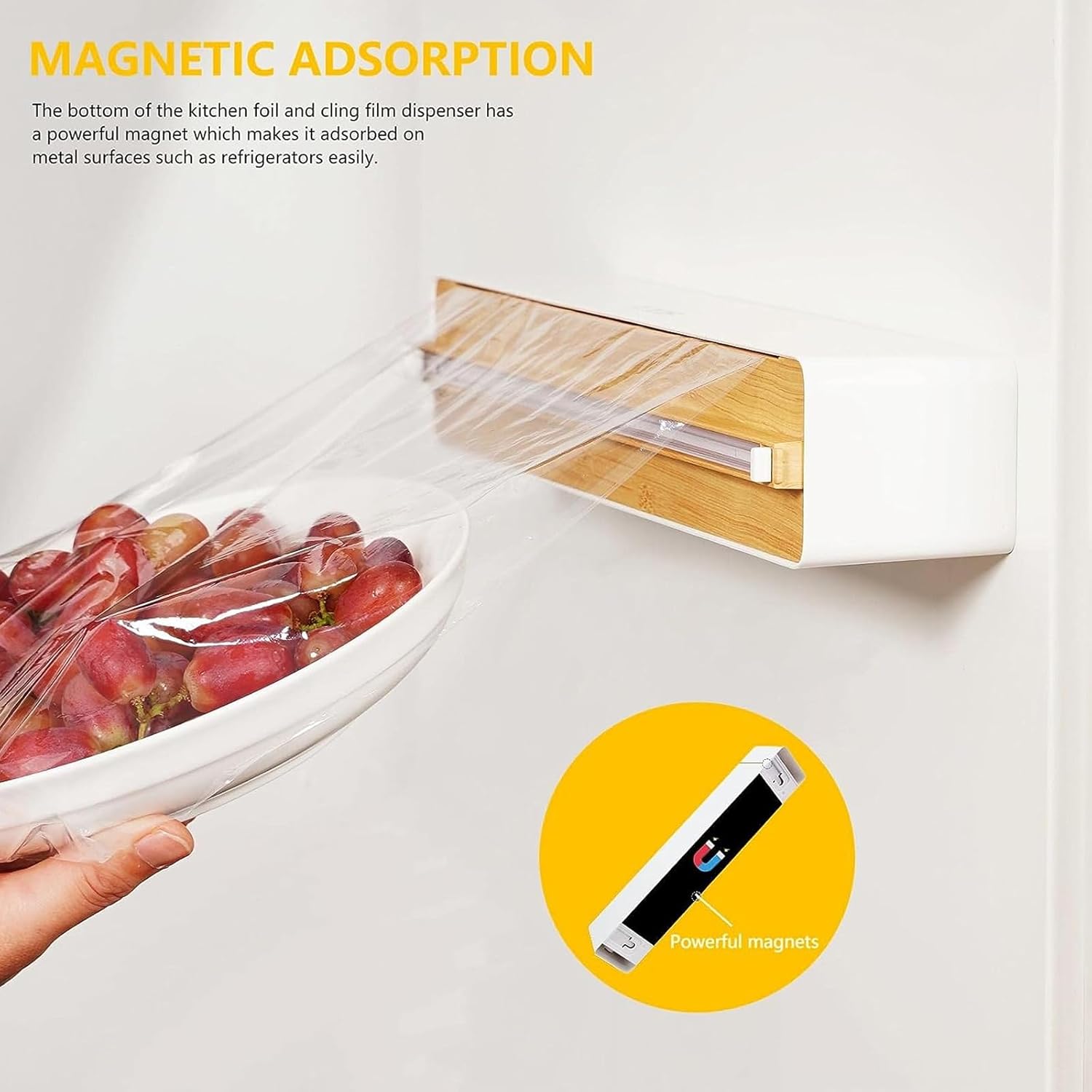 Настінний диспенсер для плівки та фольги Saran ∙ Диспенсер для харчової плівки Saran - мініатюра 2