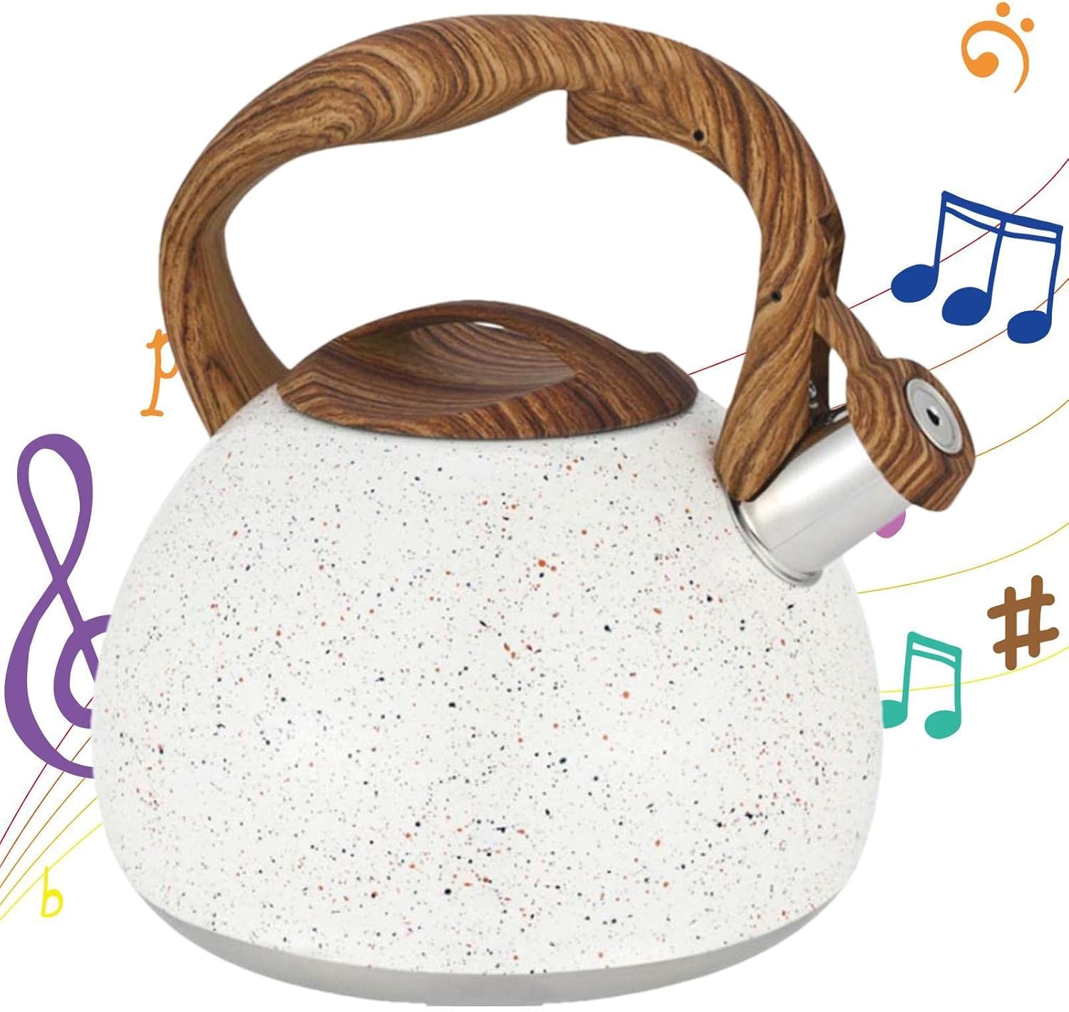 Універсальний чайник UNIQUE UN-5306 з мармуровим покриттям ∙ Чайник UNIQUE UN-5306 2,7 л - мініатюра 2