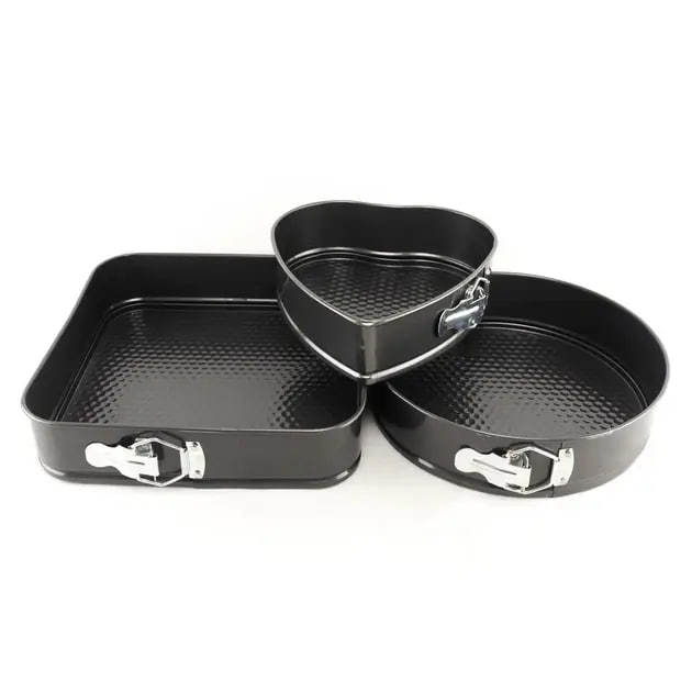 Роз’ємні форми різні UNIQUE UN-1703 3 в 1 ∙ Набір роз’ємних форм для випічки UNIQUE UN-1703 - мініатюра 4