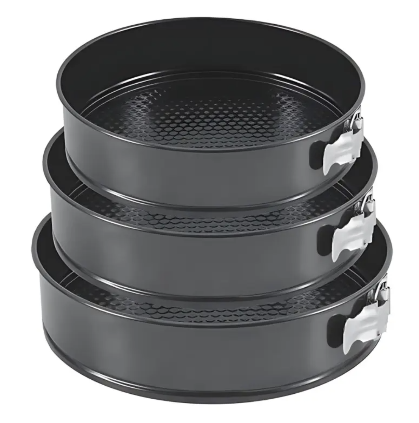 Форми круглі роз’ємні UNIQUE UN-1702 ∙ Набір роз’ємних форм для випікання UNIQUE UN-1702