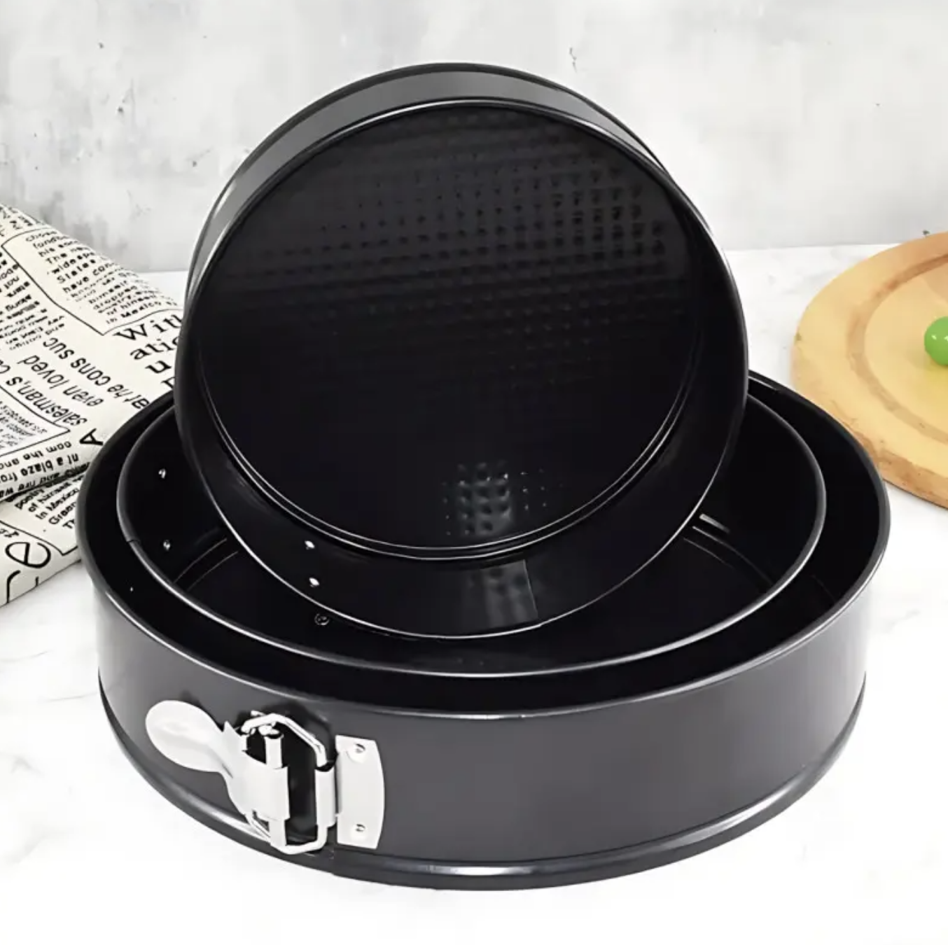 Форми круглі роз’ємні UNIQUE UN-1702 ∙ Набір роз’ємних форм для випікання UNIQUE UN-1702 - мініатюра 4