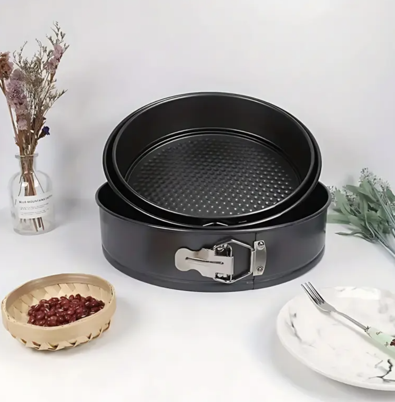 Форми круглі роз’ємні UNIQUE UN-1702 ∙ Набір роз’ємних форм для випікання UNIQUE UN-1702 - мініатюра 5