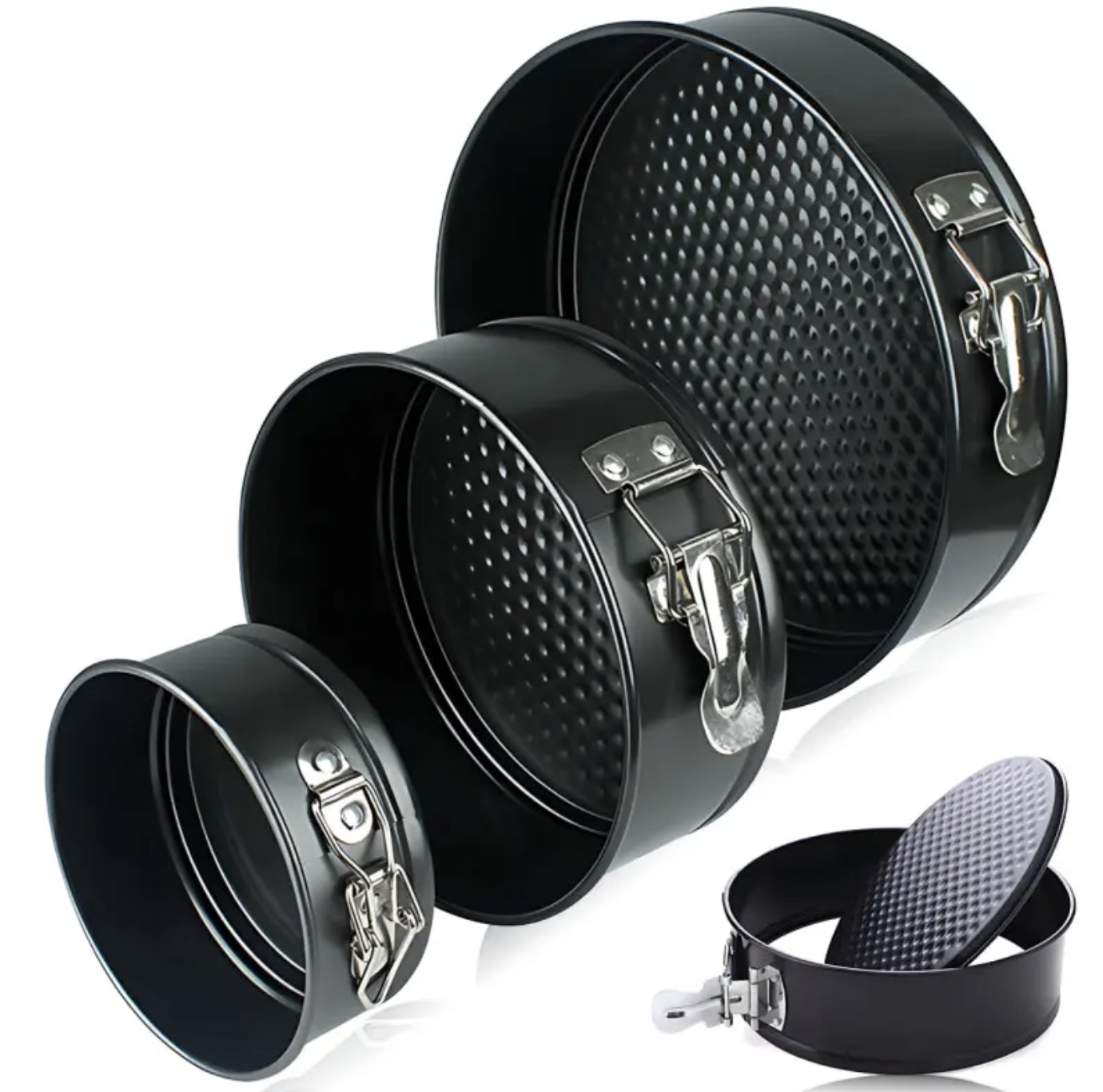 Форми круглі роз’ємні UNIQUE UN-1702 ∙ Набір роз’ємних форм для випікання UNIQUE UN-1702 - мініатюра 9