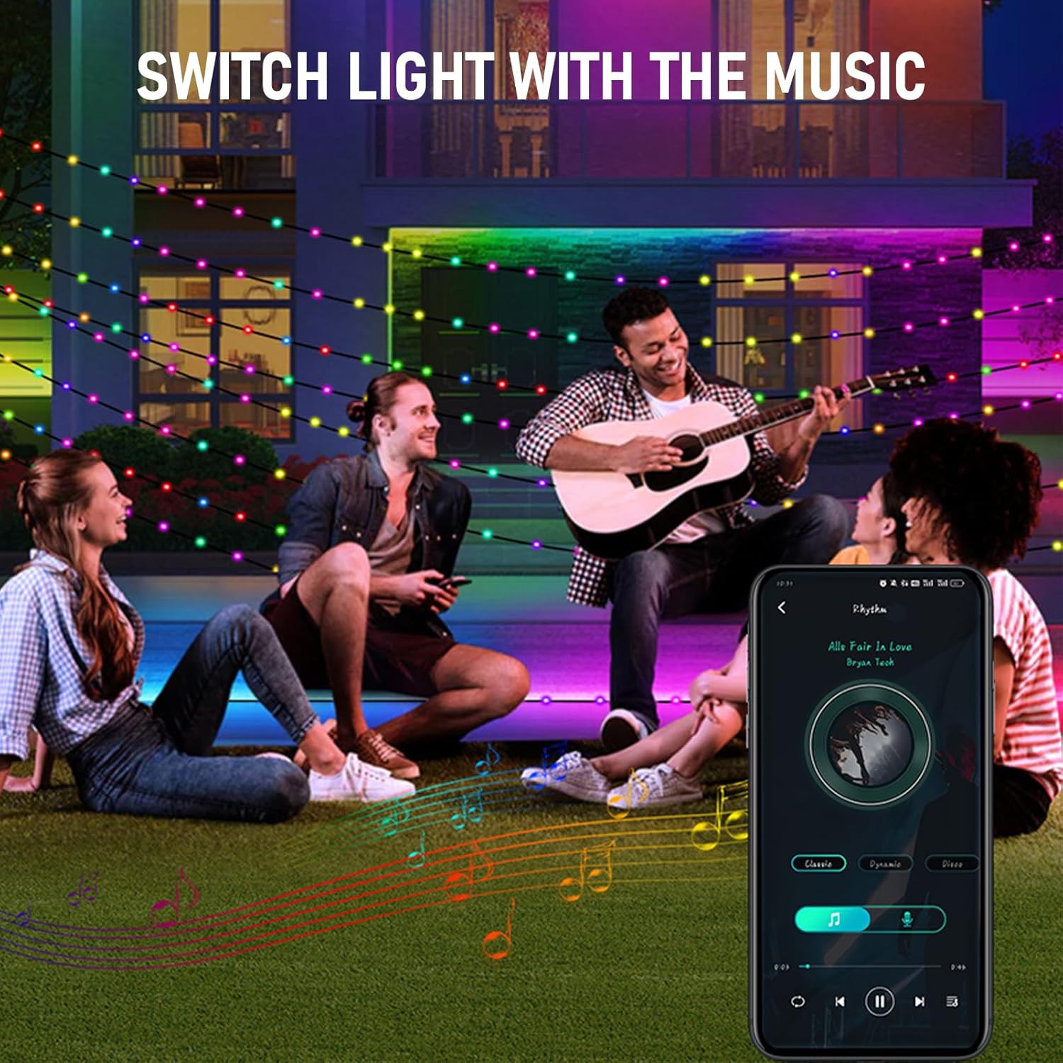 Розумна LED-гірлянда SFK-04 з керуванням зі смартфона та пультом ∙ Гірлянда Smart Крапля роси SFK-04 - мініатюра 6