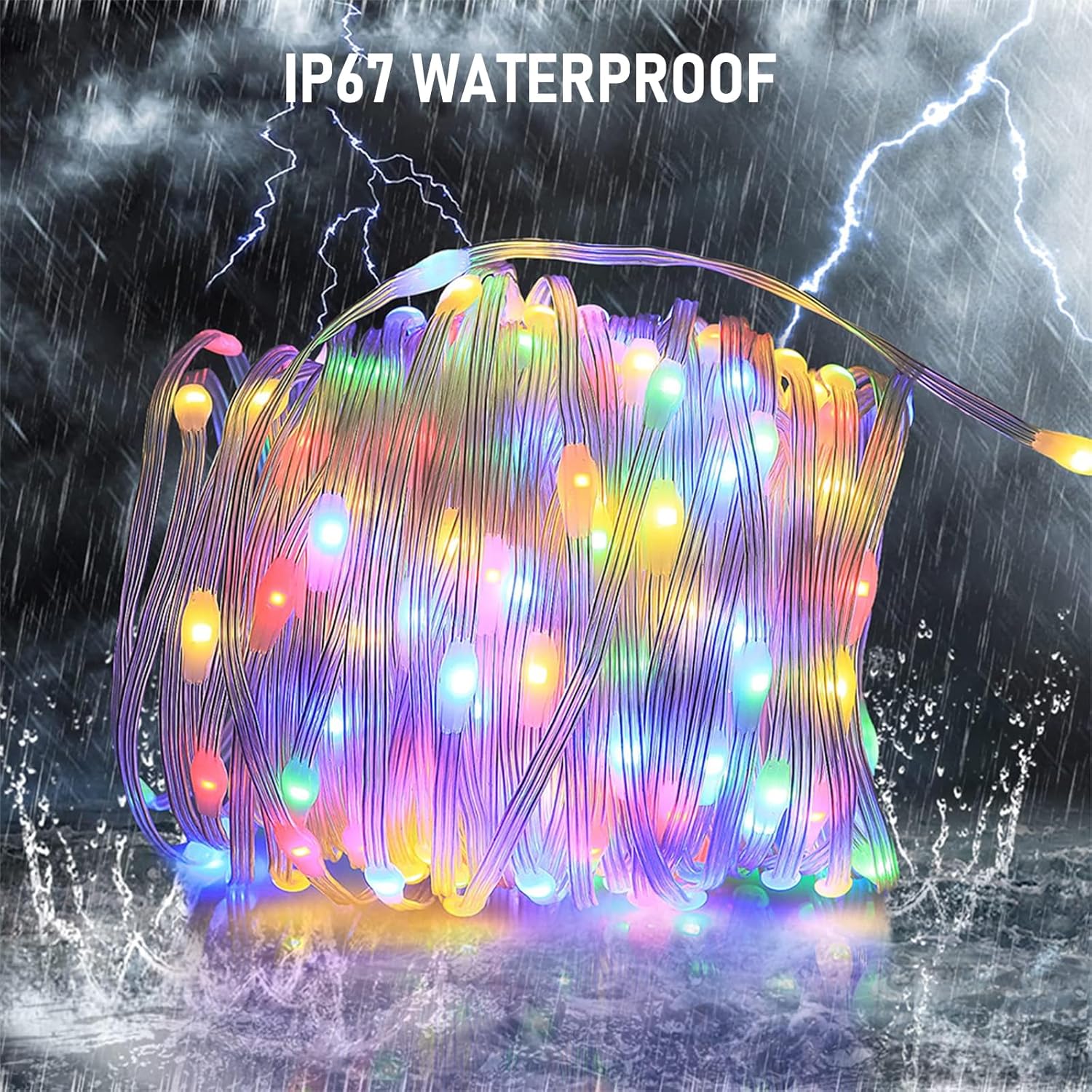 Розумна LED-гірлянда SFK-04 з керуванням зі смартфона та пультом ∙ Гірлянда Smart Крапля роси SFK-04 - мініатюра 7