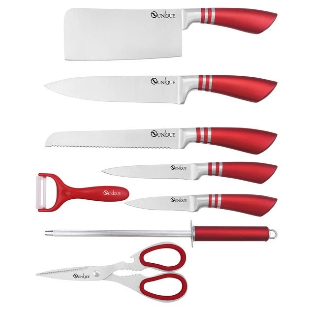 Набір ножів UNIQUE UN-1832 для кухні ∙ Кухонний комплект ножів UNIQUE UN-1832 з нержавіючої сталі - мініатюра 5