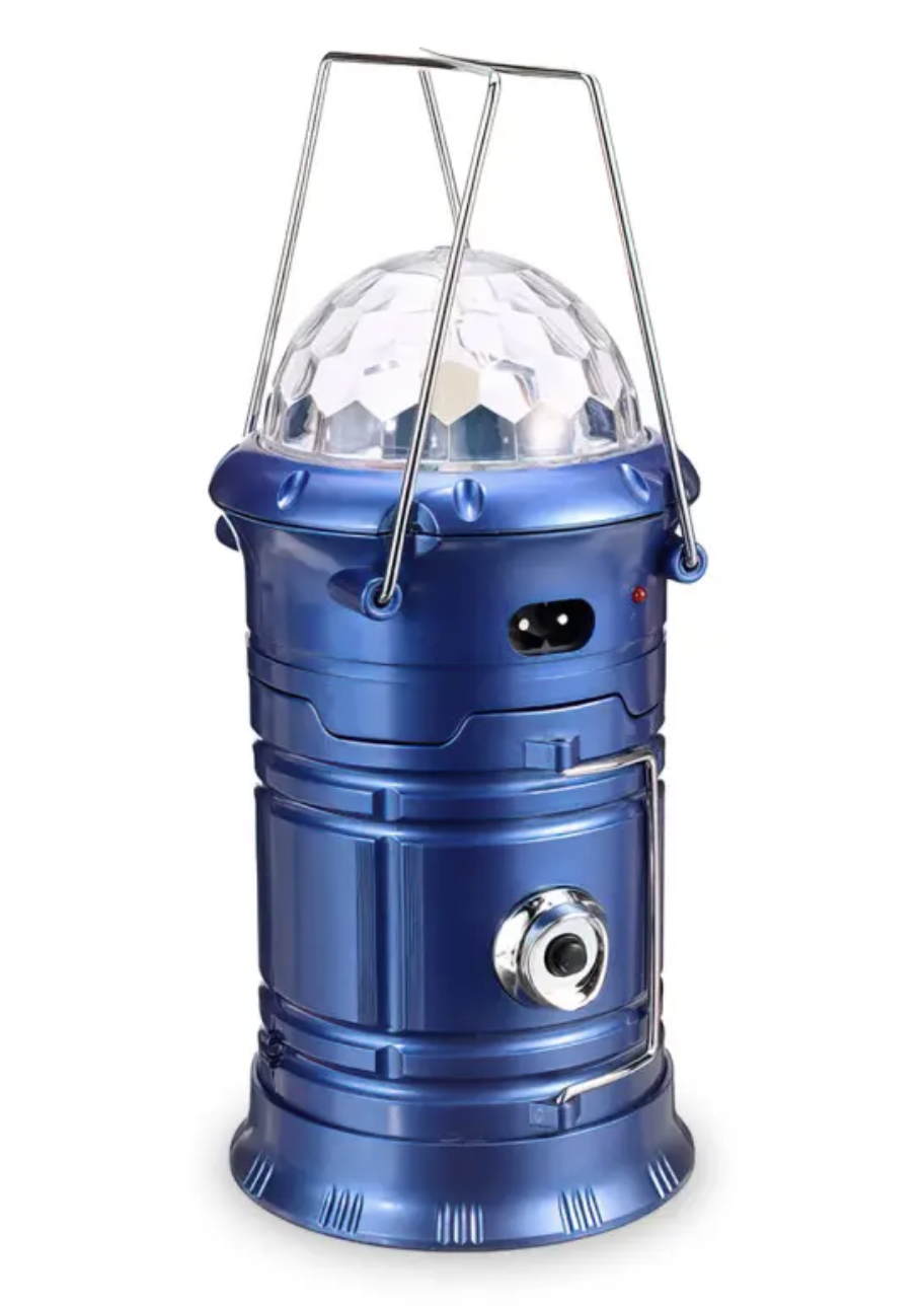 Ліхтар вуличний SX-6888T Multifunction Stage Flame Lamp для кемпінгу D-1977 ∙ Багатофункціональний кемпінговий ліхтар SX-6888T з диско-ефектом