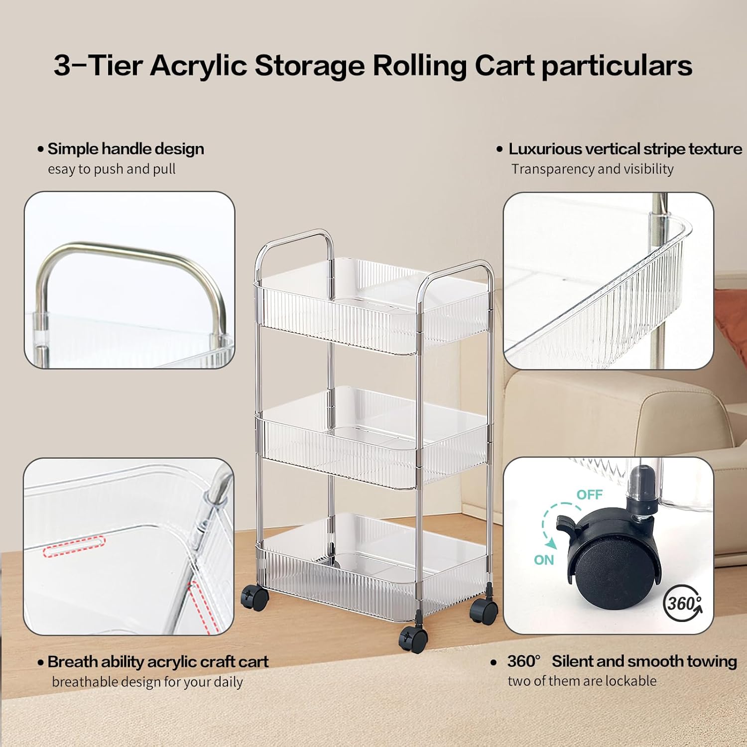 Полиця-етажерка YJ-023-3F ∙ Етажерка YJ-023-3F для дому та офісу - мініатюра 6